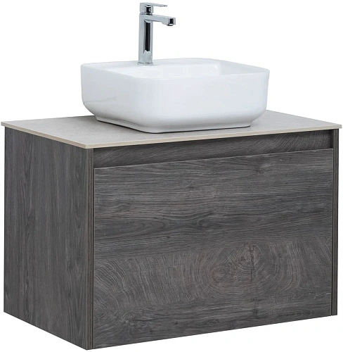 Тумба под раковину Aquanet Nova Lite 75 дуб рошелье (1 ящик) 00242274 Тумба под раковину Aquanet Nova Lite 75 дуб рошелье (1 ящик) 00242274