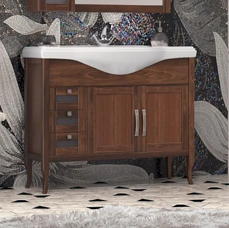 Тумба под раковину Opadiris Мираж 100, светлый орех, (под раковину Kirovit Классик 105) 00-00005725 Тумба под раковину Opadiris Мираж 100, светлый орех, (под раковину Kirovit Классик 105) 00-00005725