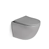 Унитаз подвесной Vincea Globo VT1-14STMG Торнадо серый матовый, ультратонкое сиденье микролифт Унитаз подвесной Vincea Globo VT1-14STMG Торнадо серый матовый, ультратонкое сиденье микролифт