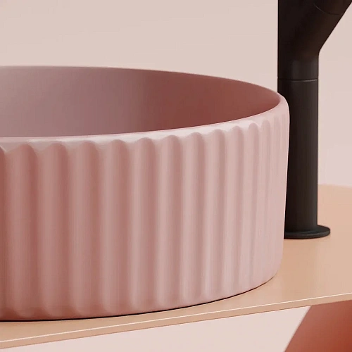 Раковина Ceramica Nova ELEMENT CN6057MP Розовый матовый накладная Раковина Ceramica Nova ELEMENT CN6057MP Розовый матовый накладная