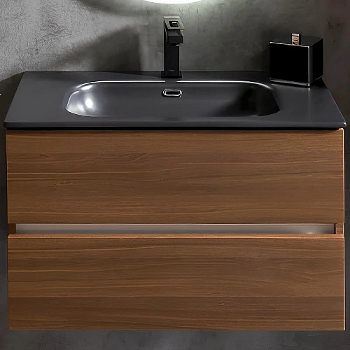 Тумба под раковину Armadi Art VALLESSI 80 Дуб темный матовый фактурный 837-080-D Тумба под раковину Armadi Art VALLESSI 80 Дуб темный матовый фактурный 837-080-D