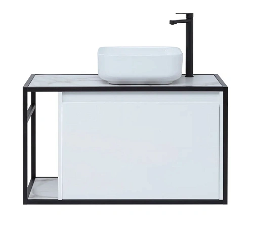 Тумба под раковину Aquanet Nova Lite Loft 90 R белый 00261651 Тумба под раковину Aquanet Nova Lite Loft 90 R белый 00261651