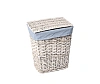 Корзина для белья WasserKRAFT Lippe WB-450-S белый