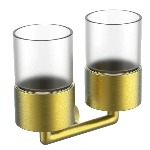 Стакан Raglo R320.08.03 двойной, сатин золотой Стакан Raglo R320.08.03 двойной, сатин золотой