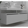 Тумба под раковину Armadi Art FLAT 120см WHITE глянец VALLESSI UNO-S 897-120-W