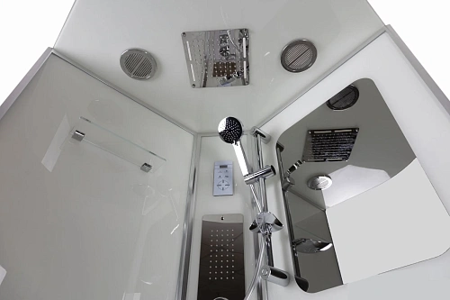 Душевая кабина Niagara Premium NG-6001-01G (900х900х2100) низкий поддон (16 см) стекло прозрачное 60010114G Душевая кабина Niagara Premium NG-6001-01G (900х900х2100) низкий поддон (16 см) стекло прозрачное 60010114G