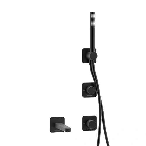 Смеситель для ванны WasserKRAFT A5251.299.301.302.242.217 встраиваемый черный Смеситель для ванны WasserKRAFT A5251.299.301.302.242.217 встраиваемый черный