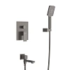 Душевая система CEZARES SLIDER-VDSET-GM встраиваемая, со шлангом, с держателем, оружейная сталь Душевая система CEZARES SLIDER-VDSET-GM встраиваемая, со шлангом, с держателем, оружейная сталь