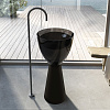 Картинка анонса товара «раковина abber at2703onyx-black отдельностоящая, прозрачная, черный/черный матовый»