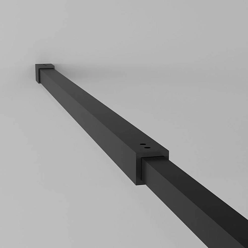 Душевая перегородка Niagara Nova NG-680-90BLACK (90x195) черный матовый, стекло прозрачное с рисунком Душевая перегородка Niagara Nova NG-680-90BLACK (90x195) черный матовый, стекло прозрачное с рисунком