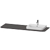 Столешница Duravit Happy D.2 Plus HP031HR8080 130 см графит