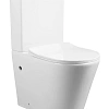 Унитаз напольный Ceruttispa SELLA GW CT9864 безободковый белый, сиденье микролифт Унитаз напольный Ceruttispa SELLA GW CT9864 безободковый белый, сиденье микролифт