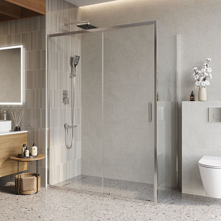 Душевой уголок BelBagno LUCE-AH-1-150/80-C-Cr 1500x800 мм