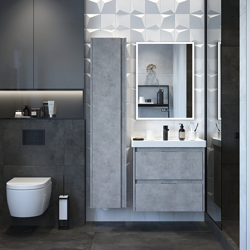 Тумба под раковину BRIZ Чикаго 70 см 241 03-18070-15 00 БТН, бетон Тумба под раковину BRIZ Чикаго 70 см 241 03-18070-15 00 БТН, бетон