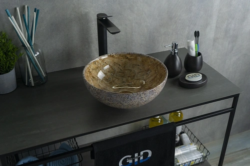 Раковина Gid Mnc489 54437 накладная под камень глянцевая 32x32x14 Раковина Gid Mnc489 54437 накладная под камень глянцевая 32x32x14