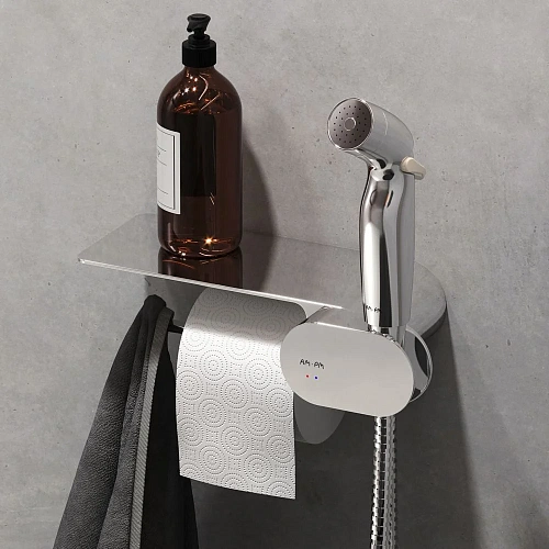 Унитаз подвесной AM.PM Gem CK90H0203W с гигиеническим душем с сиденьем Унитаз подвесной AM.PM Gem CK90H0203W с гигиеническим душем с сиденьем