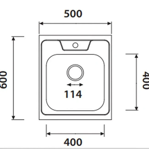 Кухонная мойка Kaiser KSS-6050 Кухонная мойка Kaiser KSS-6050