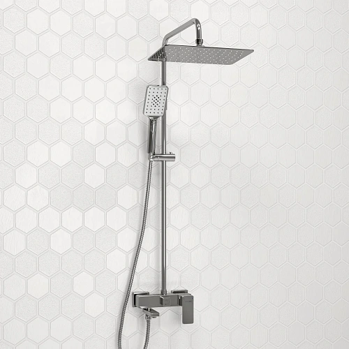 Душевая система WasserKRAFT A177.069.126.010.CH хром Душевая система WasserKRAFT A177.069.126.010.CH хром