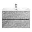 Тумба под раковину BelBagno ALBANO-800-2C-SO-CVG подвесная 800x450 Cemento Verona Grigio Тумба под раковину BelBagno ALBANO-800-2C-SO-CVG подвесная 800x450 Cemento Verona Grigio