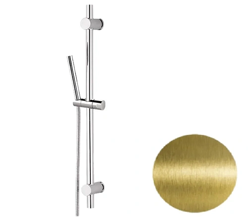 Душевой гарнитур Remer 317G317MMBG, золото брашированное Душевой гарнитур Remer 317G317MMBG, золото брашированное