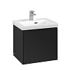 Картинка анонса товара «тумба под раковину villeroy &amp; boch subway 3.0 volcano black / volcano black c58001vl»