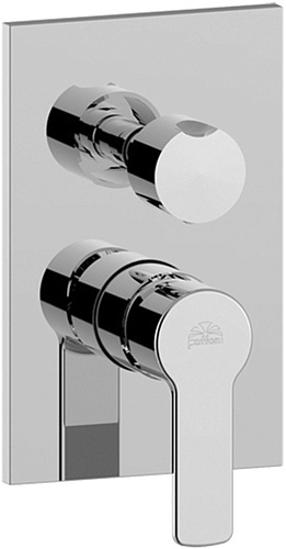 Смеситель для ванны Paffoni Tango TA018CR/М с внутренней частью, хром Смеситель для ванны Paffoni Tango TA018CR/М с внутренней частью, хром