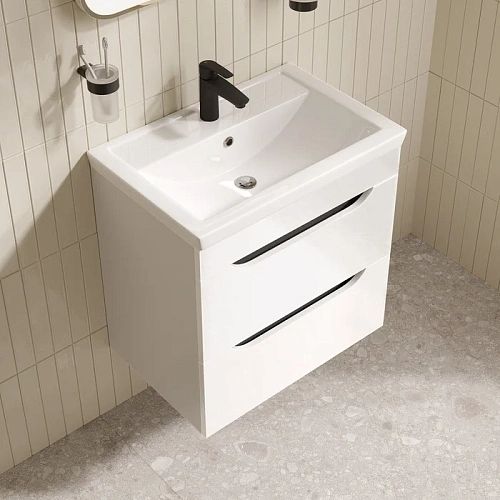 Тумба с раковиной IDDIS Ray RAY60W0i95K подвесная, 60 см, белый Тумба с раковиной IDDIS Ray RAY60W0i95K подвесная, 60 см, белый