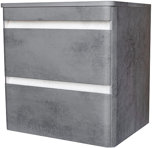 Тумба под раковину Style Line Атлантика 70, Люкс бетон темный, (2 ящ.), со столешницей МДФ, PLUS СС-00002282 Тумба под раковину Style Line Атлантика 70, Люкс бетон темный, (2 ящ.), со столешницей МДФ, PLUS СС-00002282