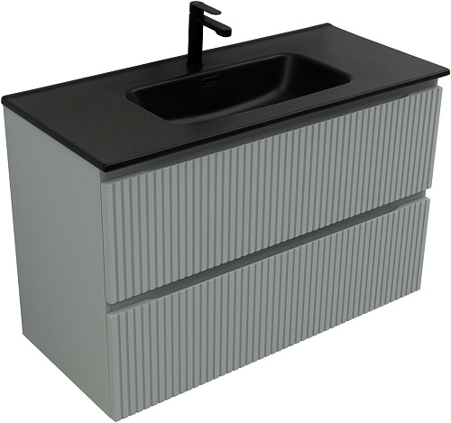 Тумба под раковину Aquanet Джейн Flat 100 мисти грин 00335436 подвесная Тумба под раковину Aquanet Джейн Flat 100 мисти грин 00335436 подвесная