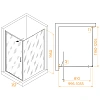 Душевой уголок RGW SV-145 1000x1200 мм 703214502-11 хром Easy Clean Душевой уголок RGW SV-145 1000x1200 мм 703214502-11 хром Easy Clean