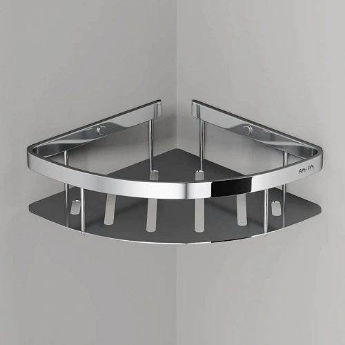 Полка AM.PM Sense L A7454100 угловая, хром Полка AM.PM Sense L A7454100 угловая, хром