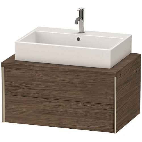 Тумба под раковину Duravit XVIU XV59170B121 80 см Орех темный Тумба под раковину Duravit XVIU XV59170B121 80 см Орех темный