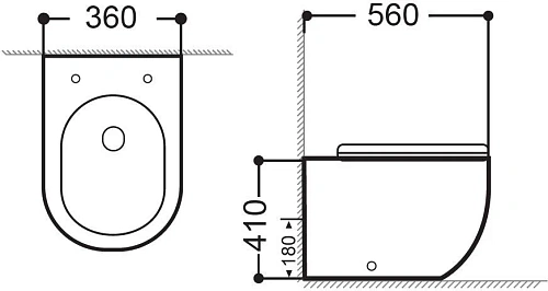 Биде напольное Aquanet Cetus 2.0 B1 LX-1831 Биде напольное Aquanet Cetus 2.0 B1 LX-1831