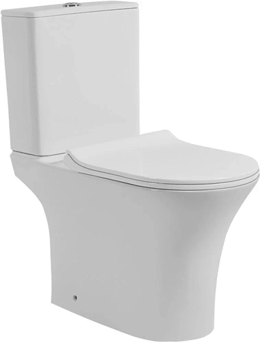 Унитаз напольный STWORKI Дублин Db-01UN безободковый, с сиденьем микролифт 550003 компакт Унитаз напольный STWORKI Дублин Db-01UN безободковый, с сиденьем микролифт 550003 компакт