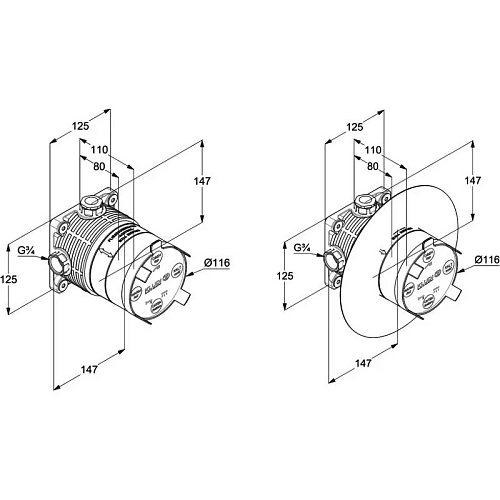 Душевая система Kludi ZENTA 388320545 хром Душевая система Kludi ZENTA 388320545 хром