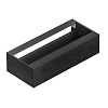 Картинка анонса товара «тумба под раковину cezares cadro-100-1c-so-nr-blum nero 1200x460 подвесная»