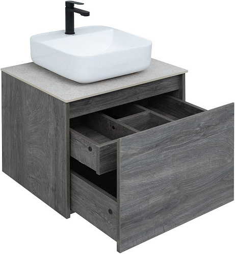 Тумба под раковину Aquanet Nova Lite 60 дуб рошелье (1 ящик) 00242570 Тумба под раковину Aquanet Nova Lite 60 дуб рошелье (1 ящик) 00242570