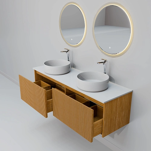 Комплект мебели ArtDecco Elizabeth 140 AEL14W11D3MF белый дуб Комплект мебели ArtDecco Elizabeth 140 AEL14W11D3MF белый дуб