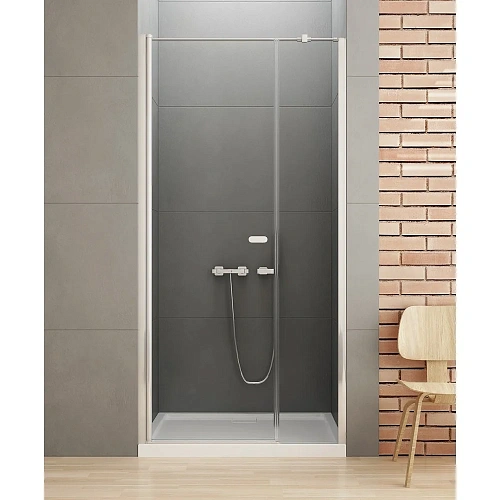 Душевая дверь NEW TRENDY NEW SOLEO PLUS 110x195 D-0140A/D-0094B хром Душевая дверь NEW TRENDY NEW SOLEO PLUS 110x195 D-0140A/D-0094B хром