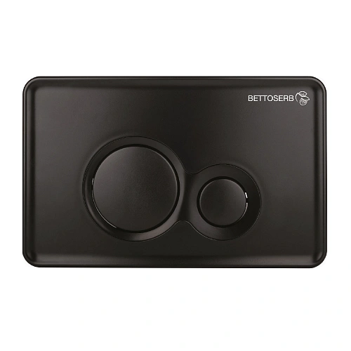 Клавиша смыва BETTOSERB TWIN 40006459 черный матовый Клавиша смыва BETTOSERB TWIN 40006459 черный матовый