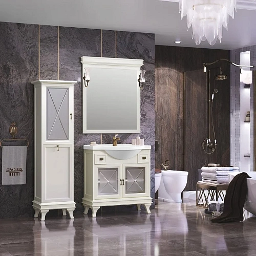 Тумба под раковину Opadiris Борджи 85, слоновая кость (под раковину Santek Сенеж 87) 00-00006742 Тумба под раковину Opadiris Борджи 85, слоновая кость (под раковину Santek Сенеж 87) 00-00006742