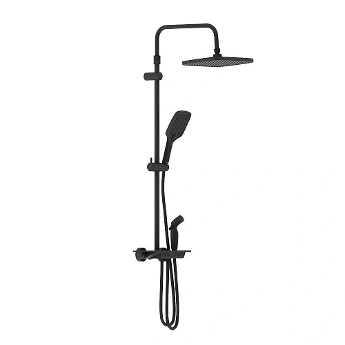 Душевая система Damixa Gala 953770300 с термостом черный Душевая система Damixa Gala 953770300 с термостом черный