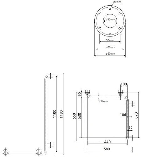 Поручень Bemeta HELP program 301112024 Поручень Bemeta HELP program 301112024