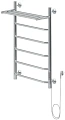 Полотенцесушитель электрический Aquanet Fiona 80х50 Тэн справа, с полкой 00281999 Полотенцесушитель электрический Aquanet Fiona 80х50 Тэн справа, с полкой 00281999