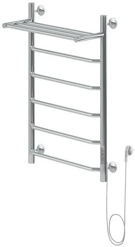 Полотенцесушитель электрический Aquanet Fiona 80х50 Тэн справа, с полкой 00281999 Полотенцесушитель электрический Aquanet Fiona 80х50 Тэн справа, с полкой 00281999