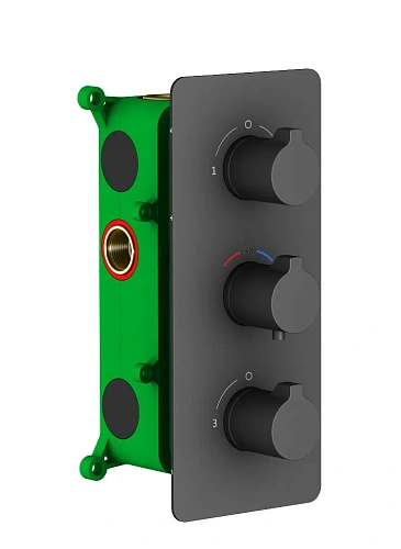 Душевая система Timo Petruma SX-5149/03SM встраиваемая с термостатом черный Душевая система Timo Petruma SX-5149/03SM встраиваемая с термостатом черный