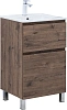 Тумба с раковиной Aquanet Алвита new 50 00345674 напольная дуб веллингтон табак