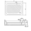 Душевой поддон RGW Acryl B/CL-S 900x1000 мм 16180290-51 прямоугольный белый Душевой поддон RGW Acryl B/CL-S 900x1000 мм 16180290-51 прямоугольный белый