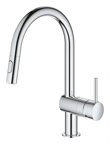 Смеситель для кухни GROHE Minta с выдвижным изливом, хром (32321002) Смеситель для кухни GROHE Minta с выдвижным изливом, хром (32321002)