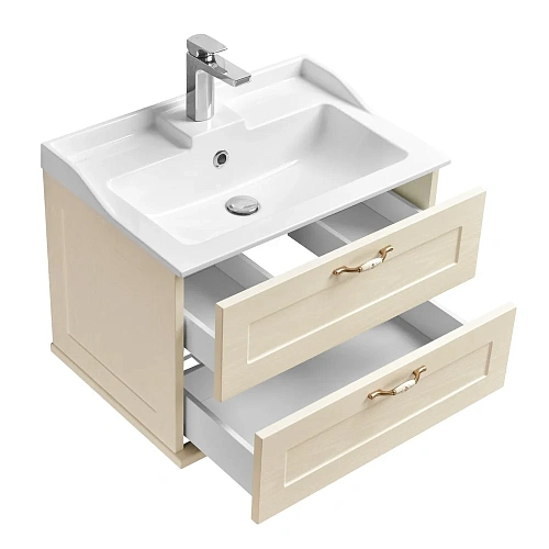 Тумба под раковину Aquaton Леон 65 дуб бежевый 1A187001LBPR0 Тумба под раковину Aquaton Леон 65 дуб бежевый 1A187001LBPR0